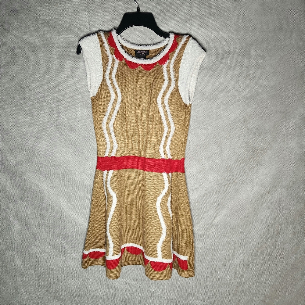 Hooked Up by I.O.T Ugly Christmas Sweater Dress Perfect For Holiday Parties